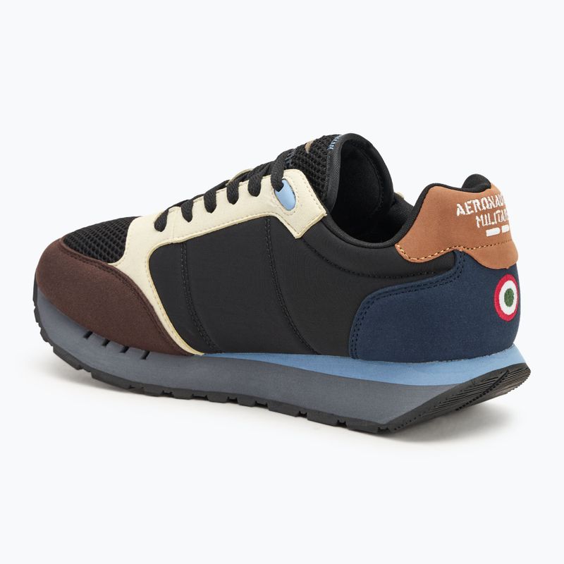 Кросівки чоловічі Aeronautica Militare SC292CT3331 blue/light brown/black 3