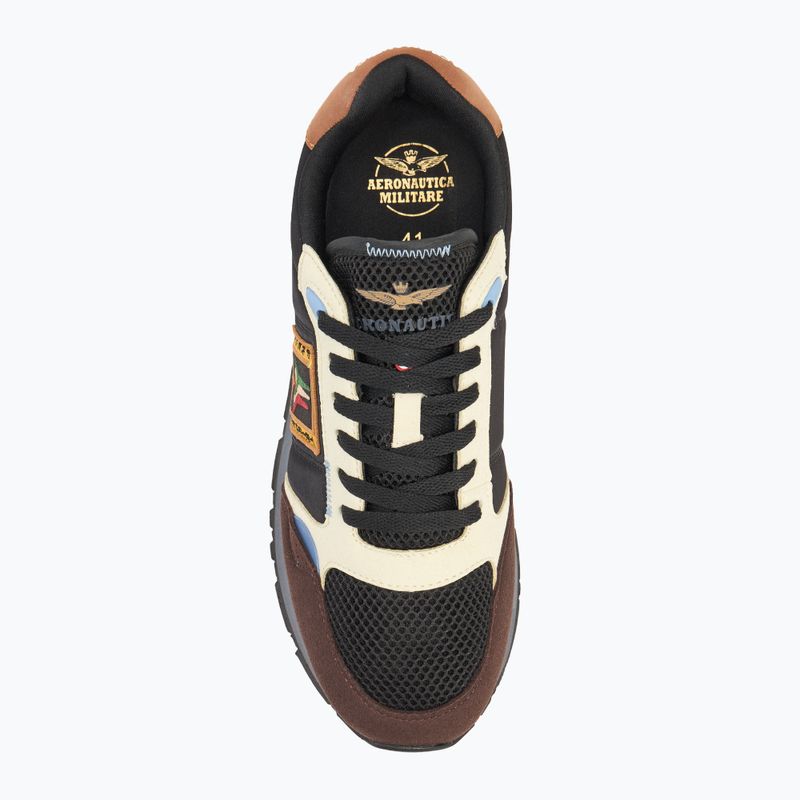 Кросівки чоловічі Aeronautica Militare SC292CT3331 blue/light brown/black 5