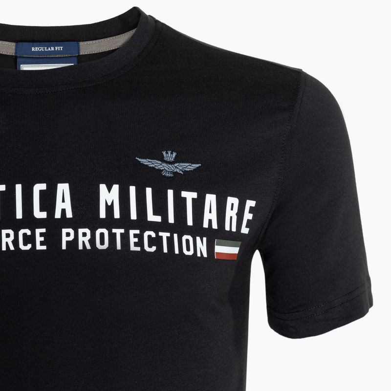 Чоловіча футболка Aeronautica Militare Heritage jet black 3