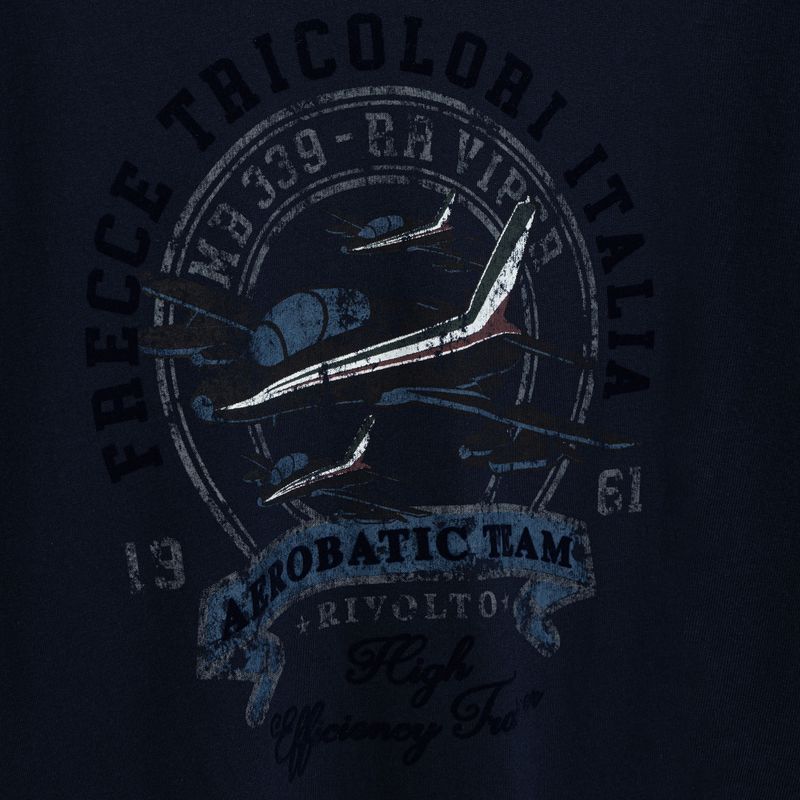 Чоловіча футболка Aeronautica Militare Heritage темно-синя 3