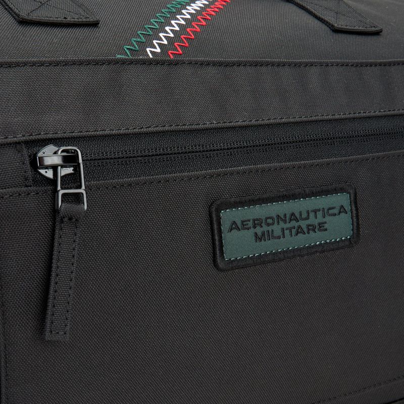 Дорожня сумка Aeronautica Militare Crew Chief 35 л реактивна чорна 5