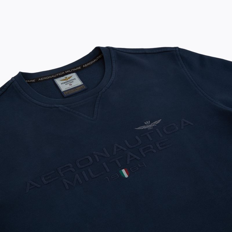 Кофта чоловіча Aeronautica Militare 251FE1985F539 blu navy washed 4