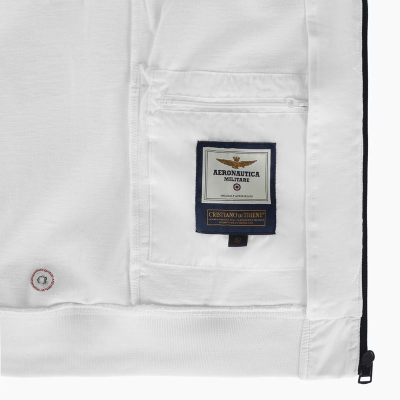 Кофта чоловіча Aeronautica Militare 251AF500F459 Cappucio off white 5