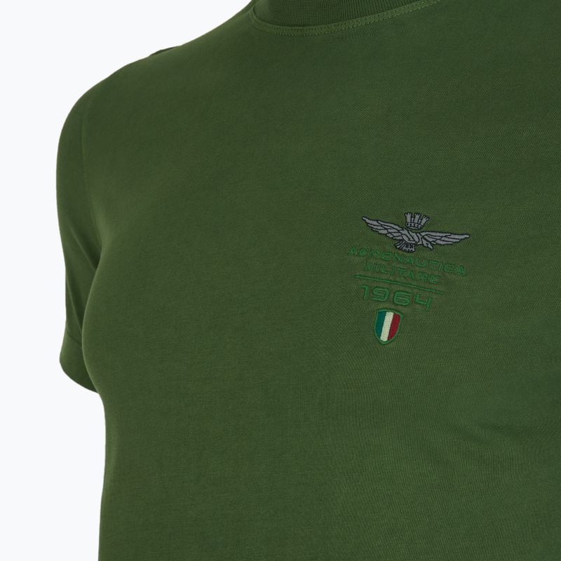 Футболка чоловіча Aeronautica Militare 251TS2377J633 forest green washed 3