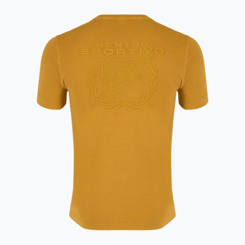 Футболка чоловіча Aeronautica Militare 251TS2377J633 golden spice washed 2