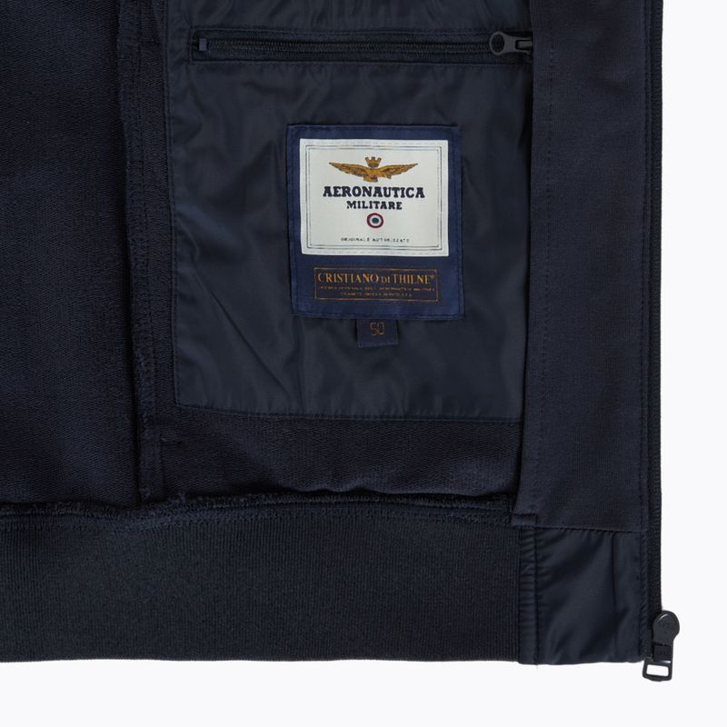 Кофта чоловіча Aeronautica Militare 251AF500F459 Cappucio blu navy 5