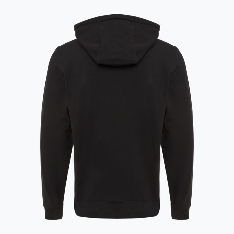Чоловічий реактивний чорний світшот Aeronautica Militare Essential Hoody 2