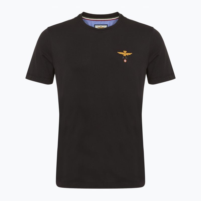 Чоловіча футболка Aeronautica Militare Essential jet чорна
