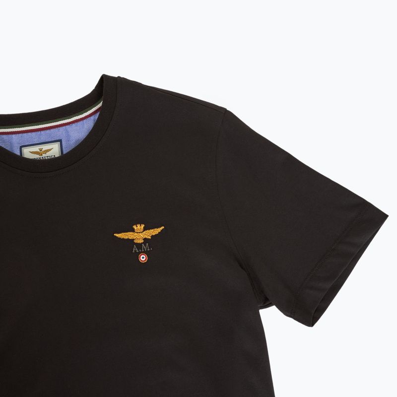 Чоловіча футболка Aeronautica Militare Essential jet чорна 3