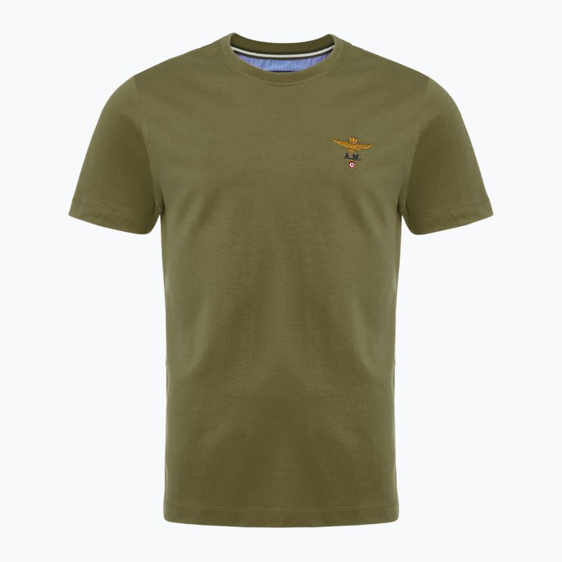 Чоловіча футболка Aeronautica Militare Essential зеленого кольору