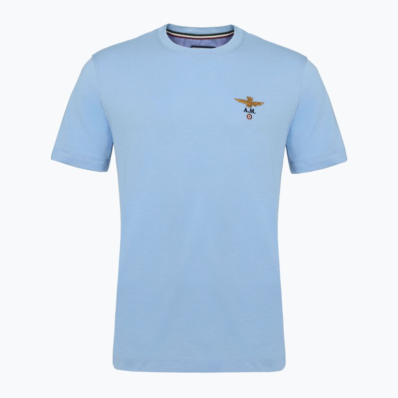 Чоловіча футболка Aeronautica Militare Essential льодово-блакитна