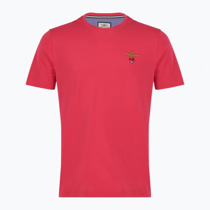 Чоловіча футболка Aeronautica Militare Essential магента