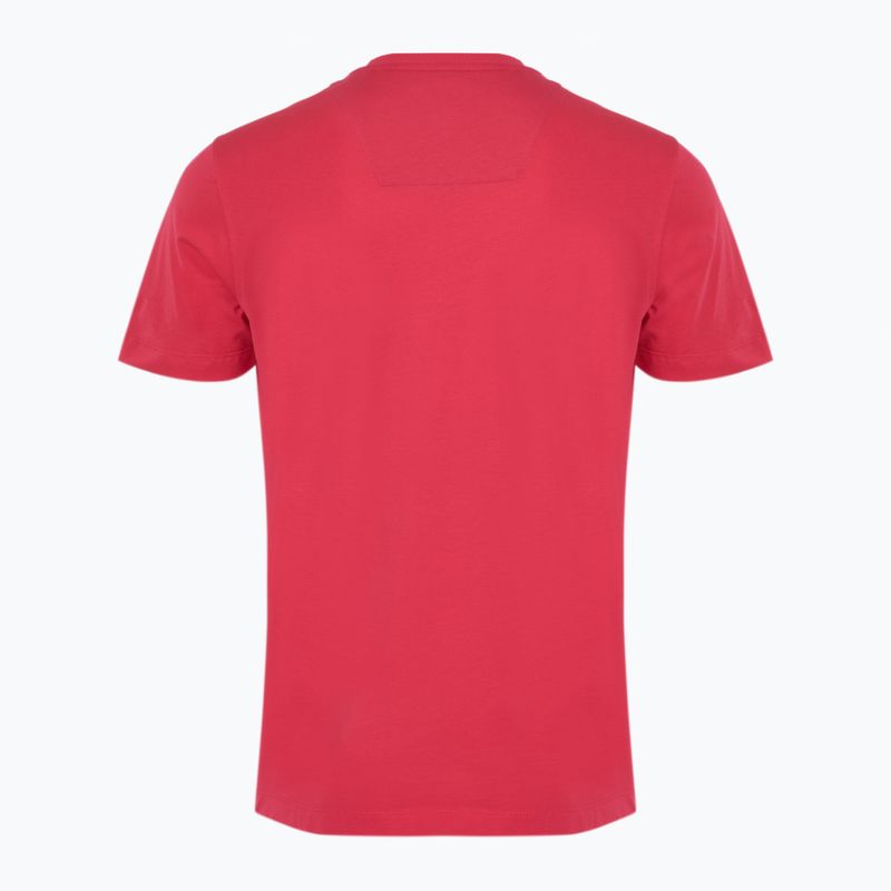 Чоловіча футболка Aeronautica Militare Essential магента 2