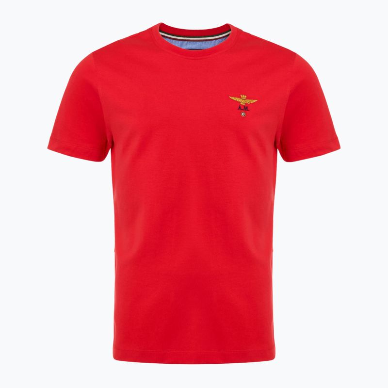 Чоловіча футболка Aeronautica Militare Essential tengo червона