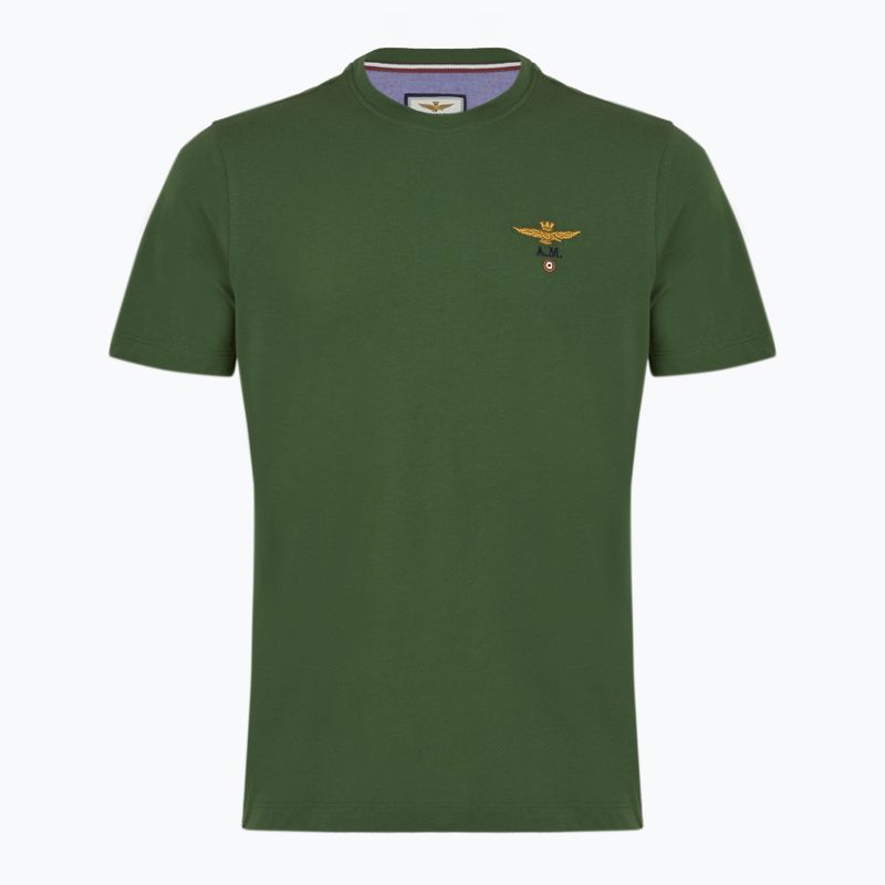 Футболка чоловіча Aeronautica Militare Essential forest green