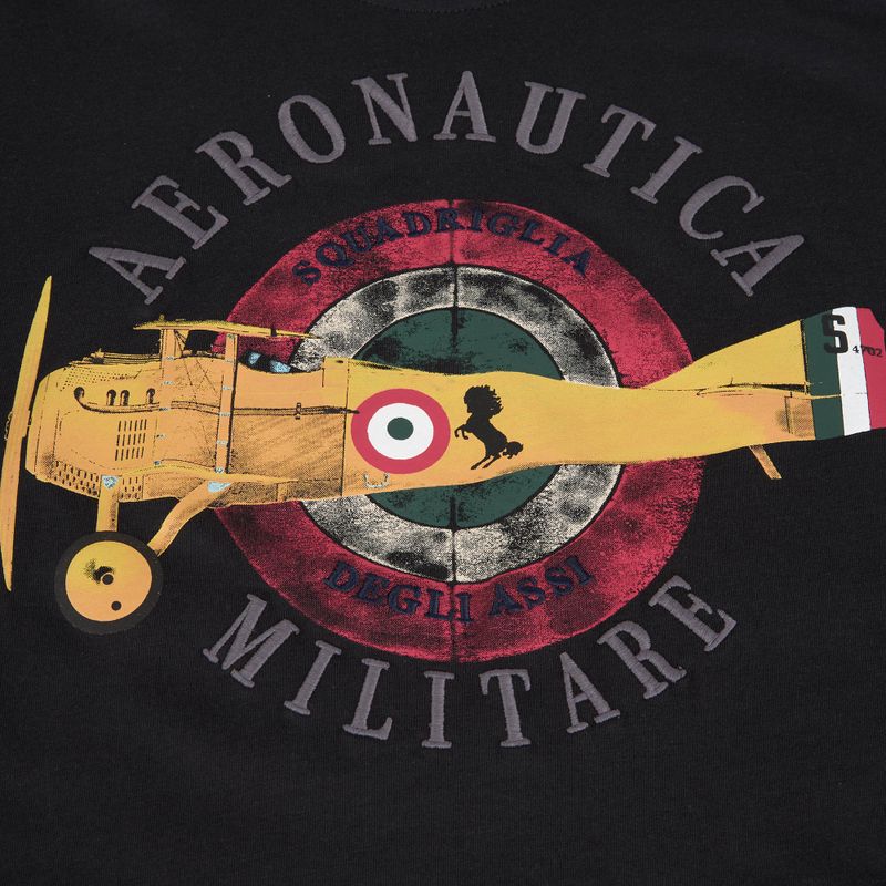 Футболка чоловіча Aeronautica Militare Squadriglia degli Assi blu navy 4