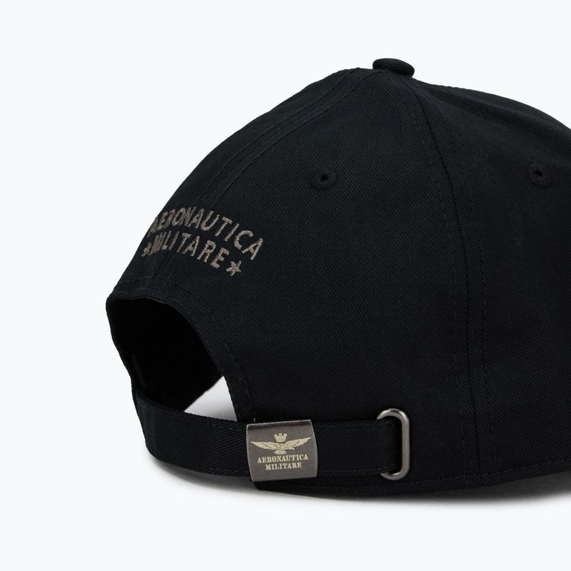 Чоловіча бейсболка Aeronautica Militare 251HA1100CT2848 реактивний чорний 4
