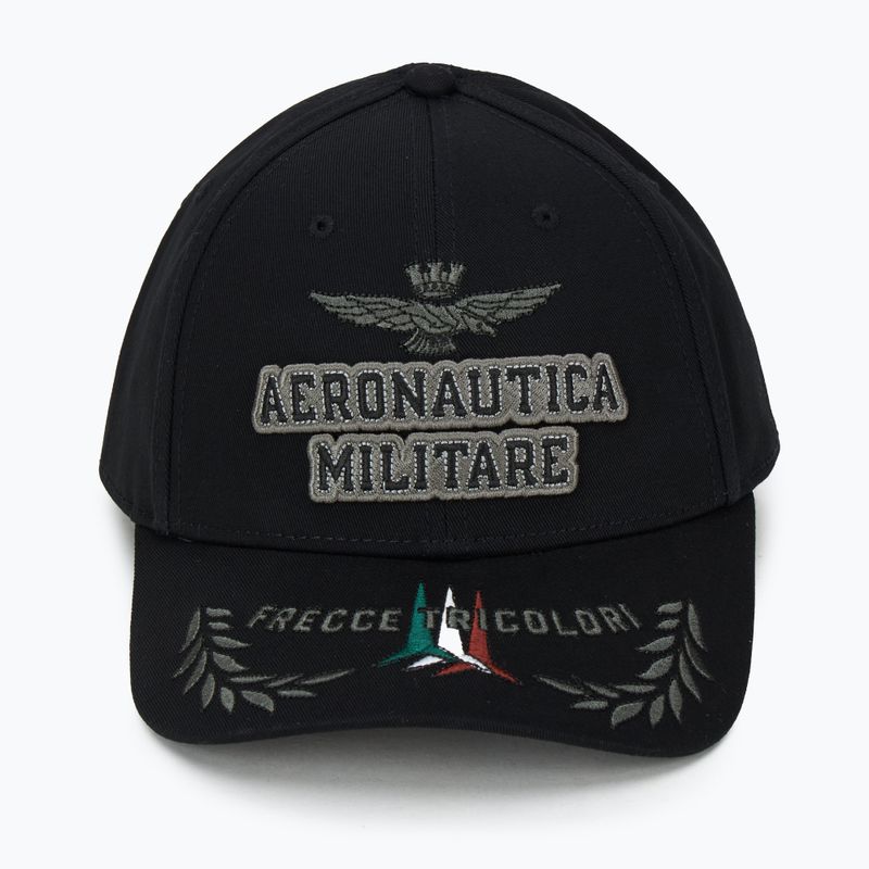 Чоловіча бейсболка Aeronautica Militare 251HA1104CT2261 реактивний чорний 2