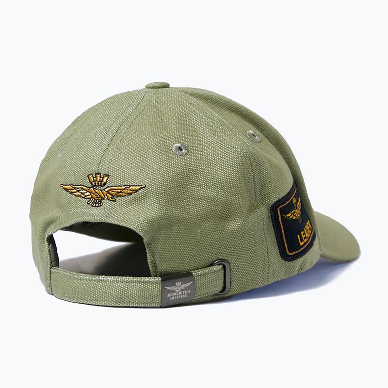 Чоловіча бейсболка Aeronautica Militare 251HA1150CT3043 оливково-зелена 2
