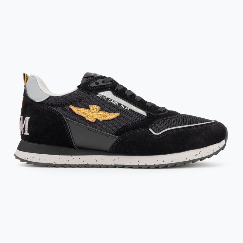 Кросівки чоловічі Aeronautica Militare 251SC288CT3545 jet black 2