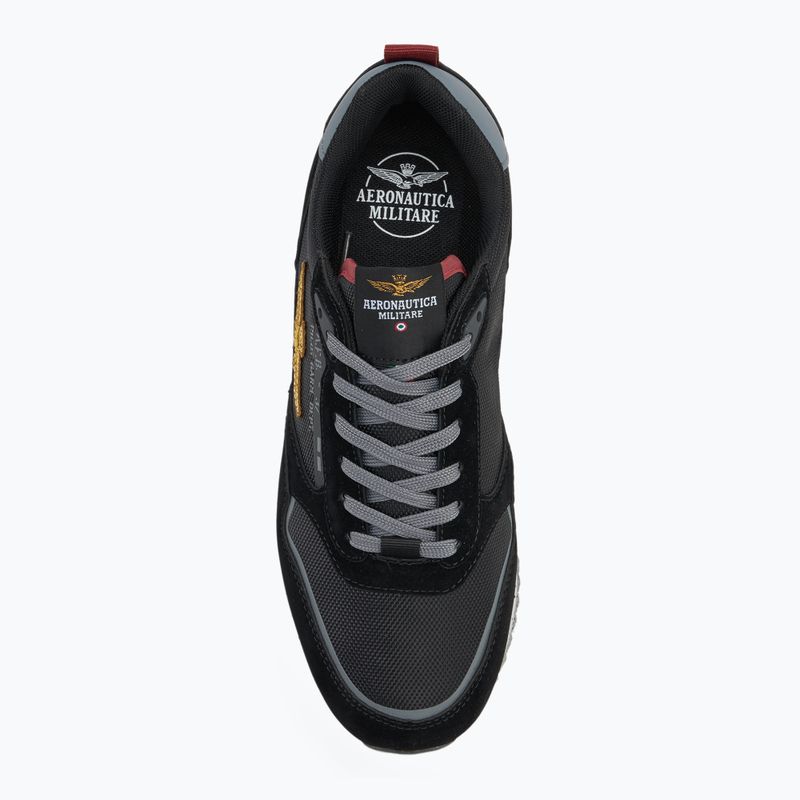 Кросівки чоловічі Aeronautica Militare 252SC0288UCT03545 jet black 5