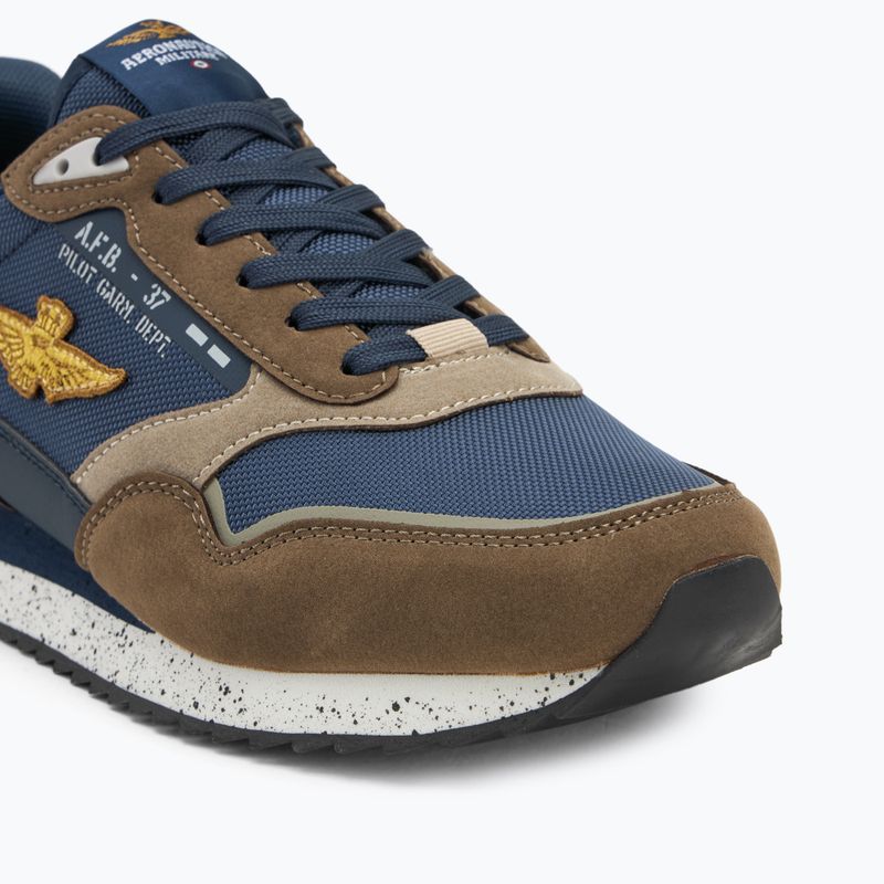 Кросівки чоловічі Aeronautica Militare 252SC0288UCT03545 blu navy/brown 7