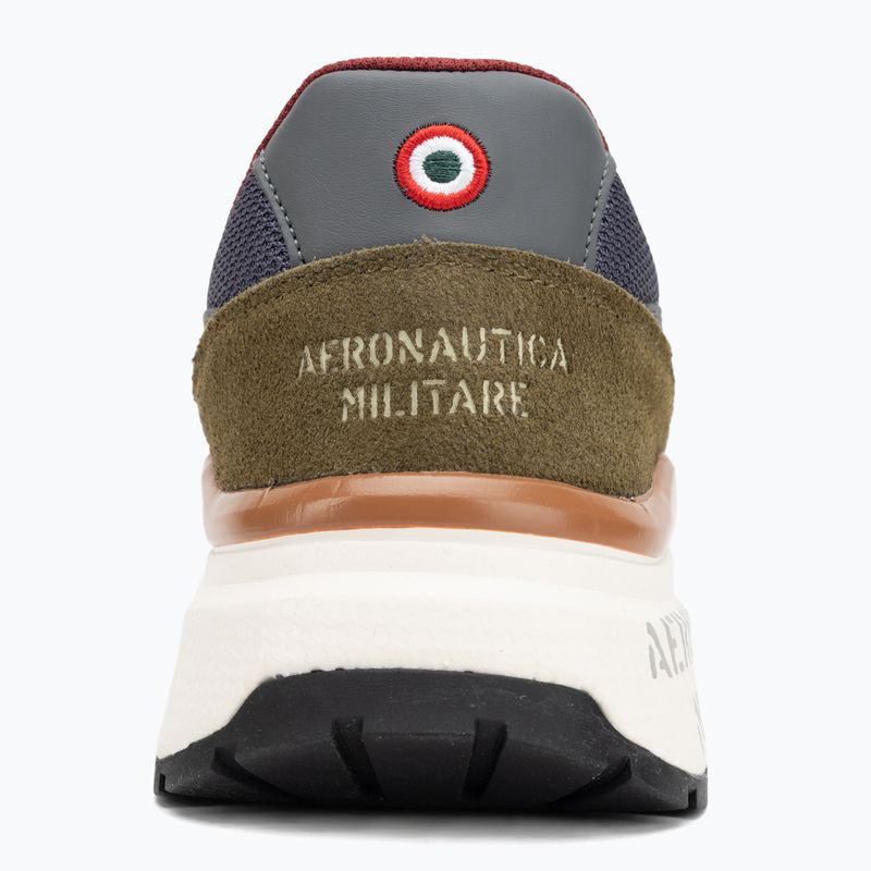Кросівки чоловічі Aeronautica Militare 252SC0318UCT04248 verde militare/blu navy 6