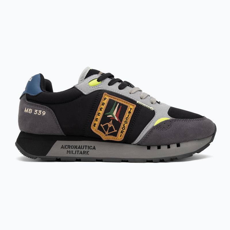 Кросівки чоловічі Aeronautica Militare 252SC0292UCT03331 black/grey 2