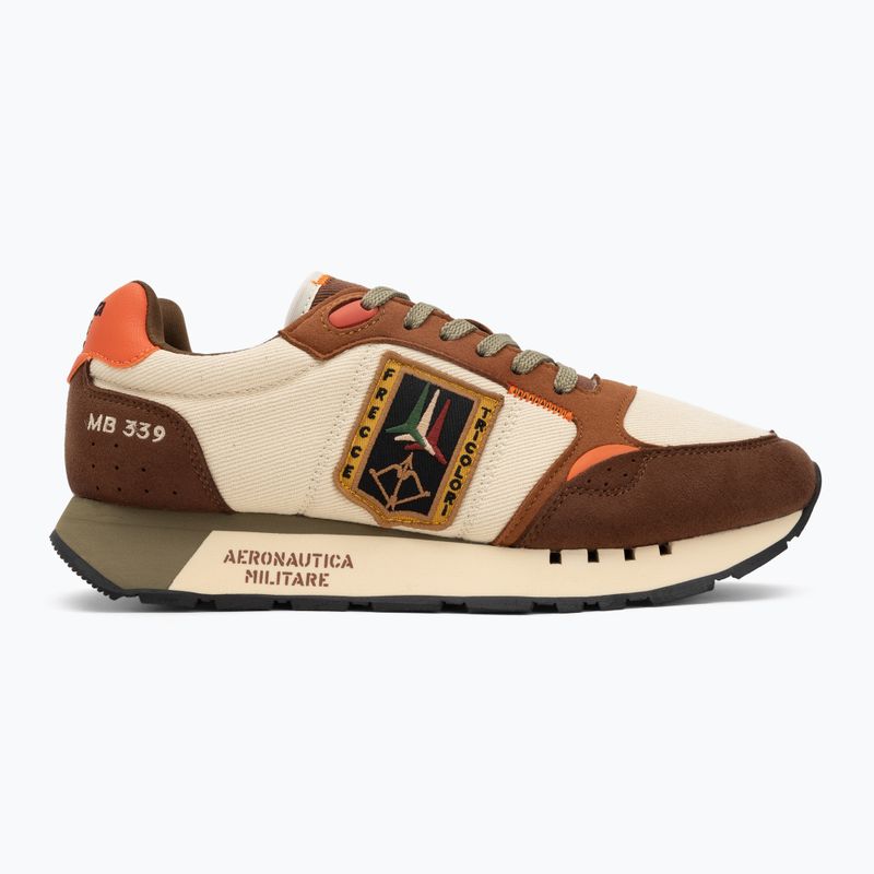 Кросівки чоловічі Aeronautica Militare 252SC0292UCT03547 multicolor beige/brown 2