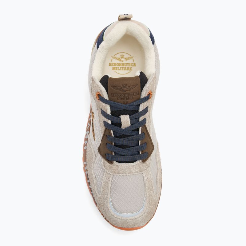 Кросівки чоловічі Aeronautica Militare 252SC0276UCT03546 multicolor beige/blu navy 5