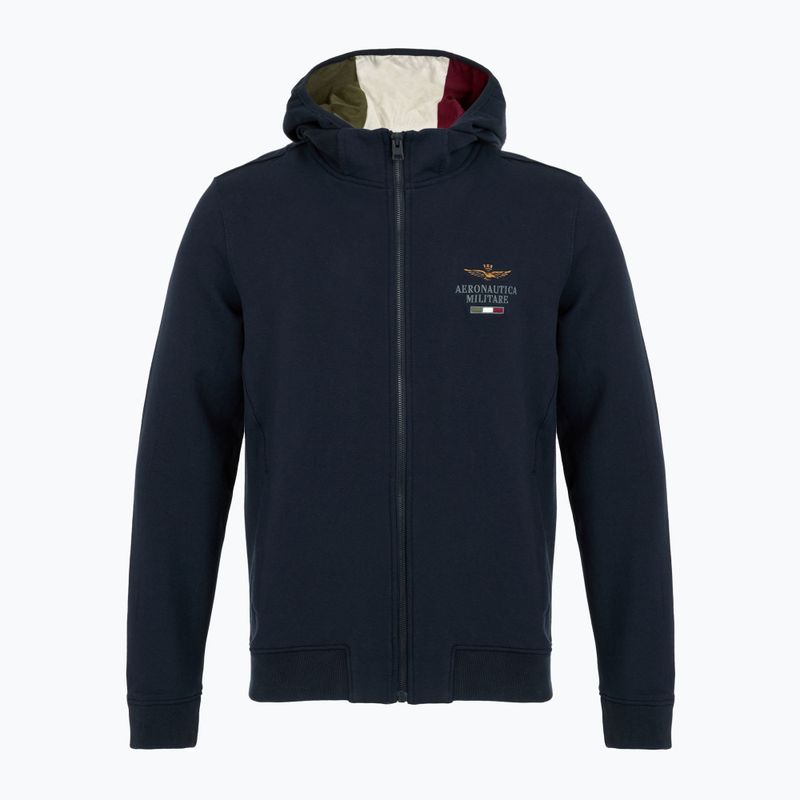 Кофта чоловіча Aeronautica Militare Hoodie blu navy