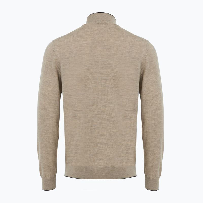 Светр чоловічий Aeronautica Militare 1/2 Zip sand melange 2