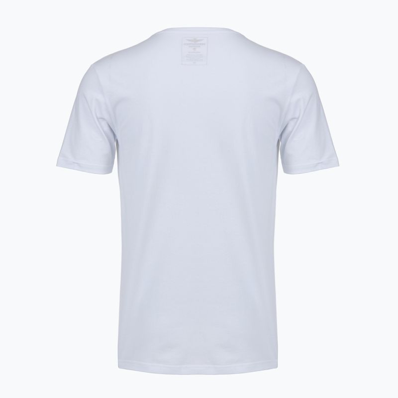 Футболка чоловіча Aeronautica Militare AM1UTI006 V-Neck white 2