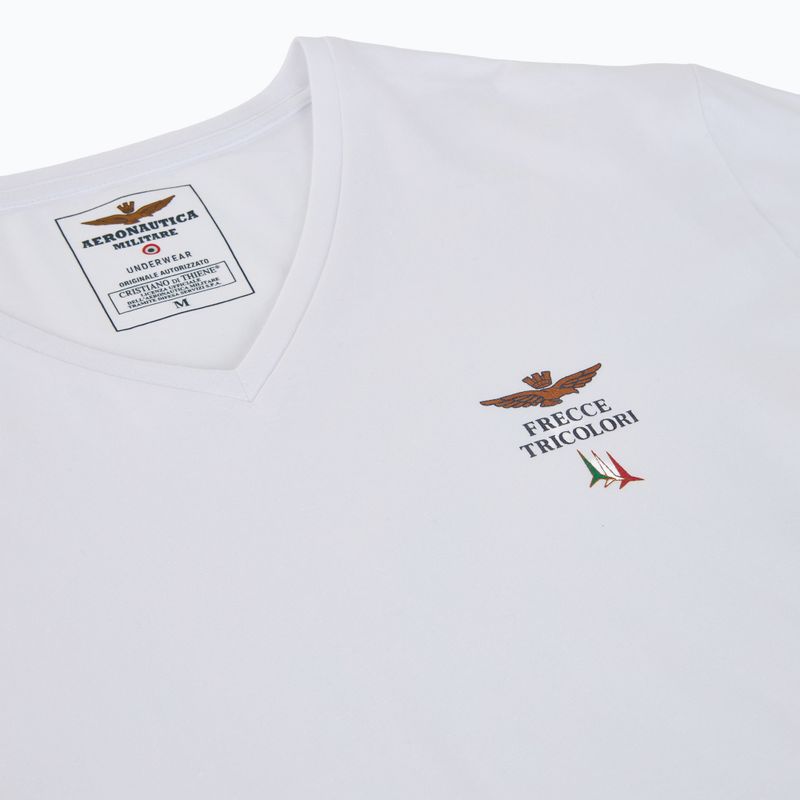 Футболка чоловіча Aeronautica Militare AM1UTI006 V-Neck white 3