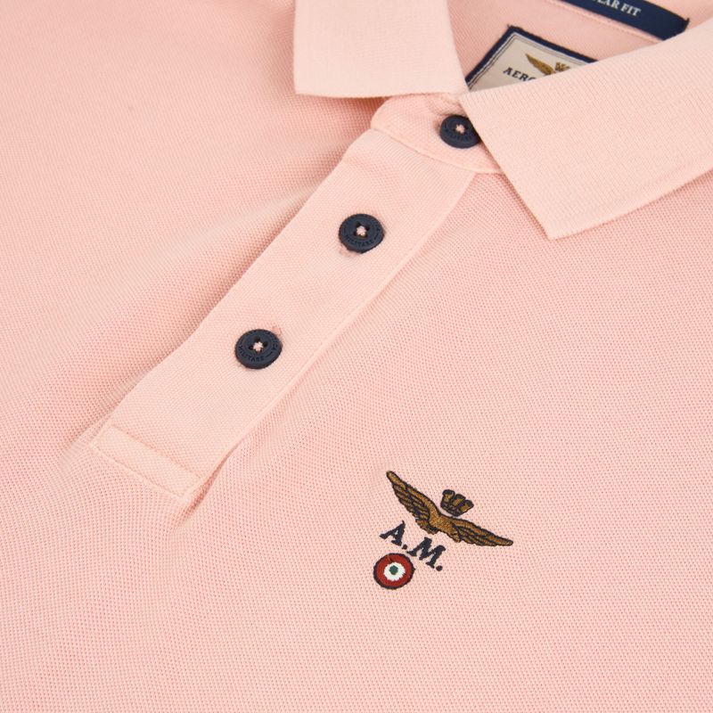 Футболка чоловіча Aeronautica Militare PO1925UP00406 Polo lotus pink 3