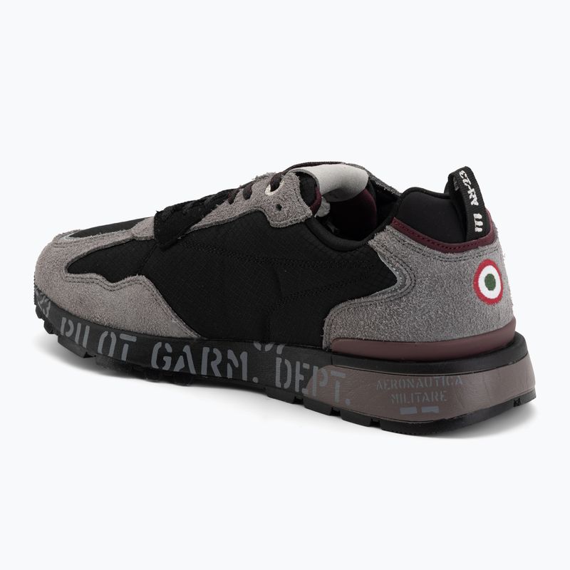 Кросівки чоловічі Aeronautica Militare SC0276UCT03546 jet black 3