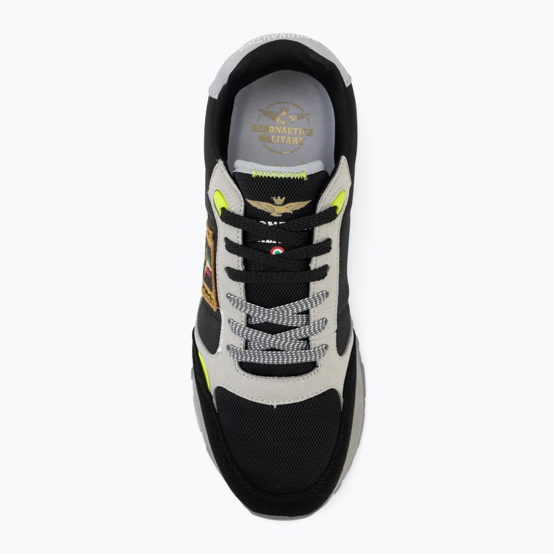 Кросівки чоловічі Aeronautica Militare SC0292UCT03331 jet black 5