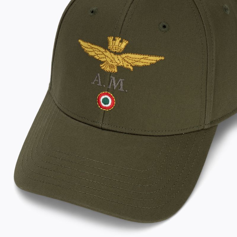 Кепка чоловіча Aeronautica Militare HA1100UCT02848 verde militare 3