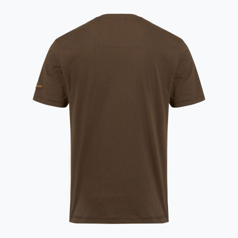 Чоловіча футболка Aeronautica Militare TS2538UJ00727 chestnut brown 2