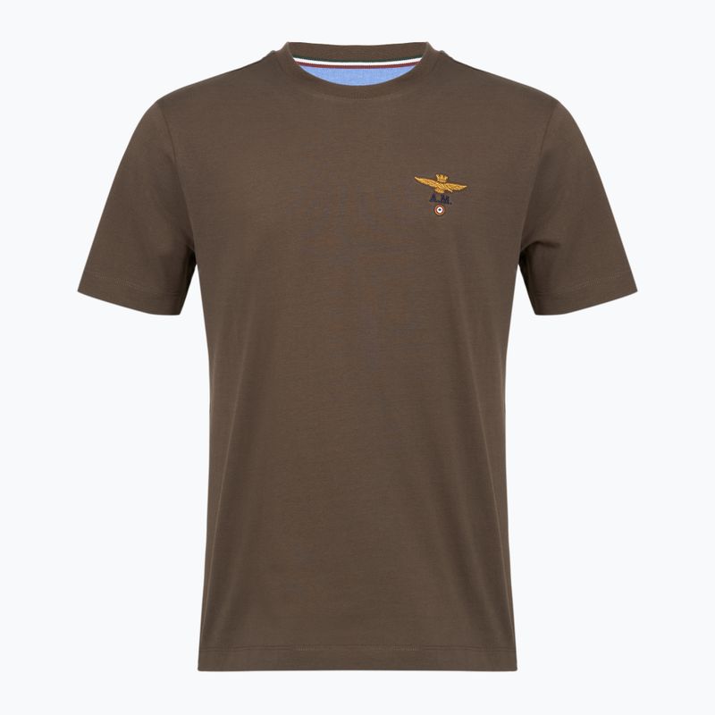 Футболка чоловіча Aeronautica Militare TS1580UJ00372 chestnut brown