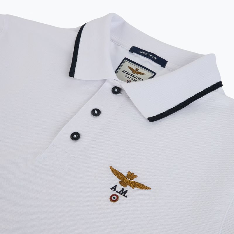 Футболка Aeronautica Militare PO1308UP00082 Polo off white 3
