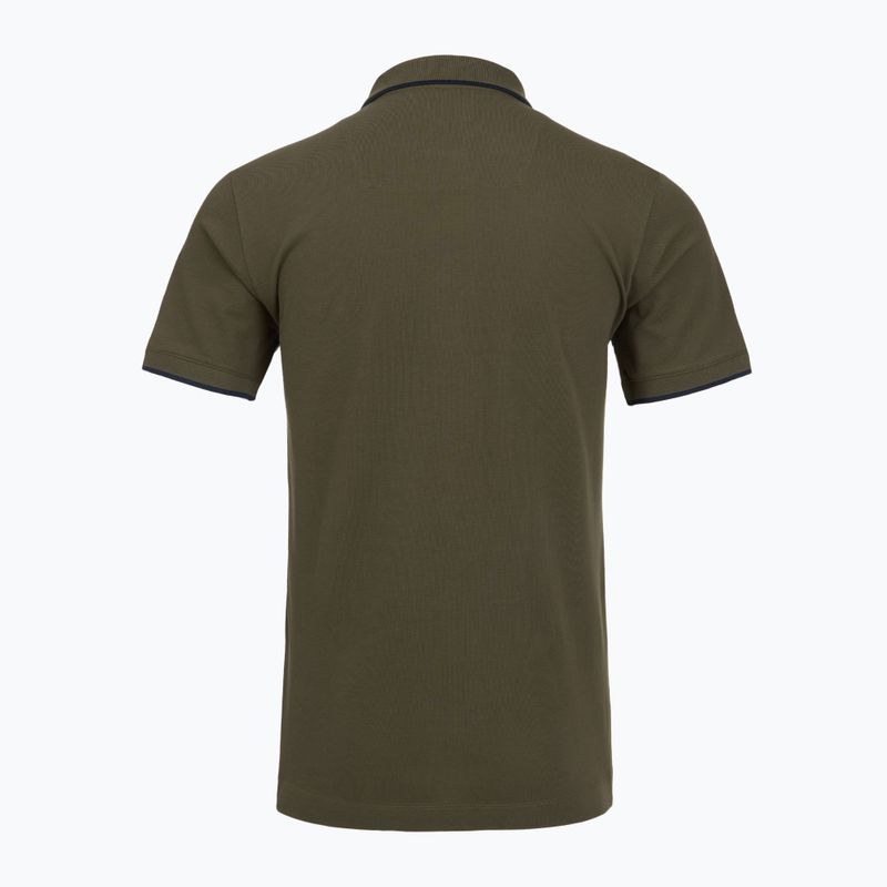 Футболка поло чоловіча Aeronautica Militare 262PO1308UP00082 Polo verde scuro 2