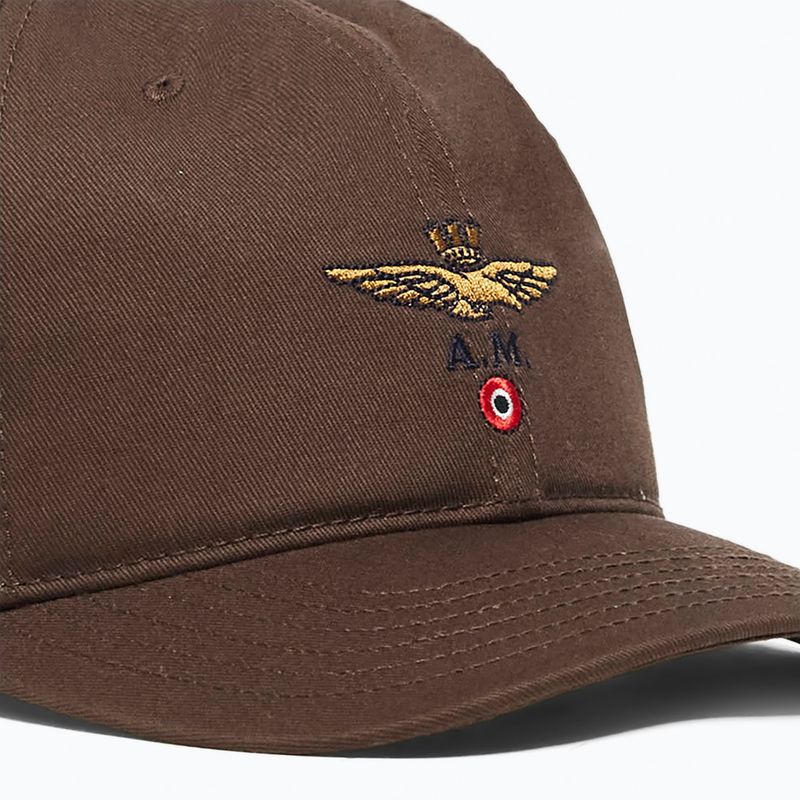 Кепка чоловіча Czapka Aeronautica Militare 262HA1246UCT02261 autumn brown 3