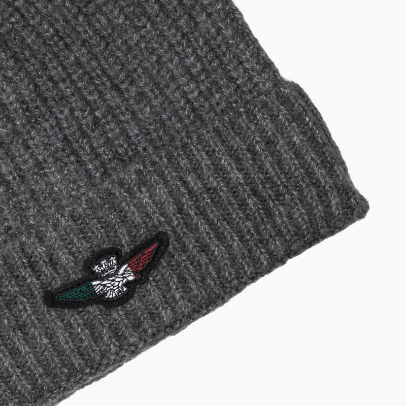 Шапка зимова чоловіча Czapka Aeronautica Militare 262CU0034UL00451 grigio scuro melange 3