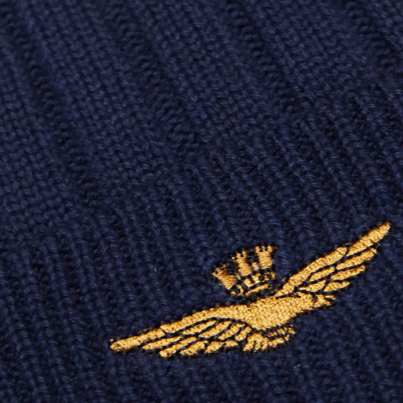 Шапка зимова чоловіча Czapka Aeronautica Militare 262CU0098UL00485 blu navy 3