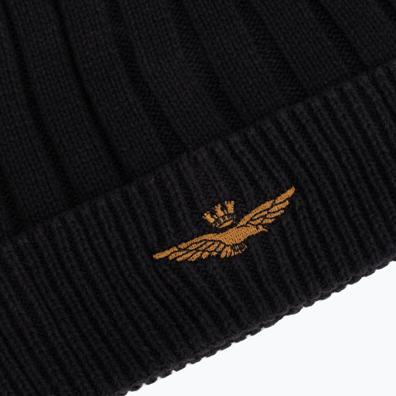 Шапка зимова чоловіча Czapka Aeronautica Militare 262CU0098UL00485 jet black 3