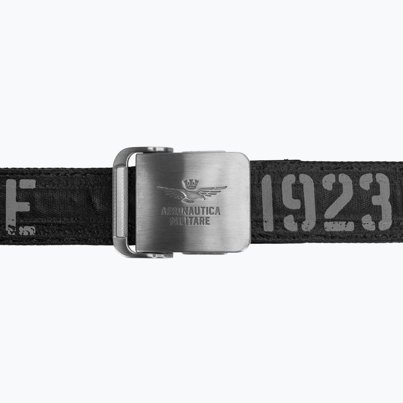 Ремінь для штанів чоловічий Pasek Aeronautica Militare 262CI0325UCT03585 jet black 2