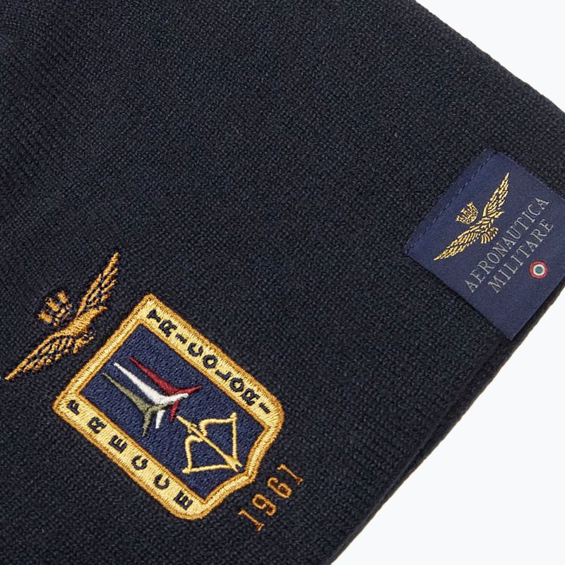 Шапка зимова чоловіча Czapka Aeronautica Militare 262CU0092UL00450 blu navy 3