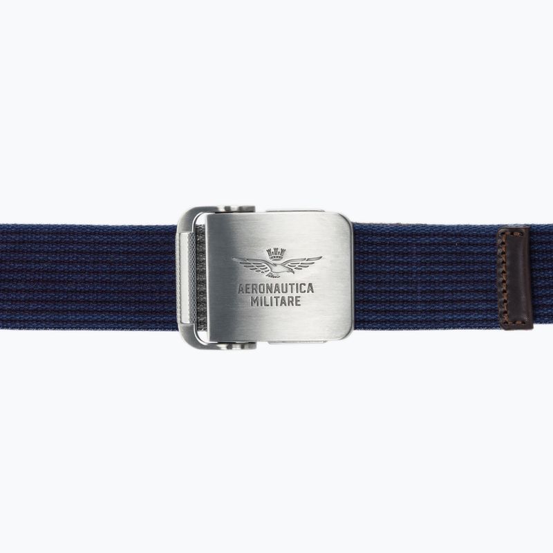 Ремінь для штанів чоловічий Pasek Aeronautica Militare 262CI0319UCT04306 blu navy 2