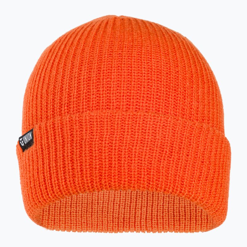 Шапка зимова Union Low Cuff Beanie orange 3